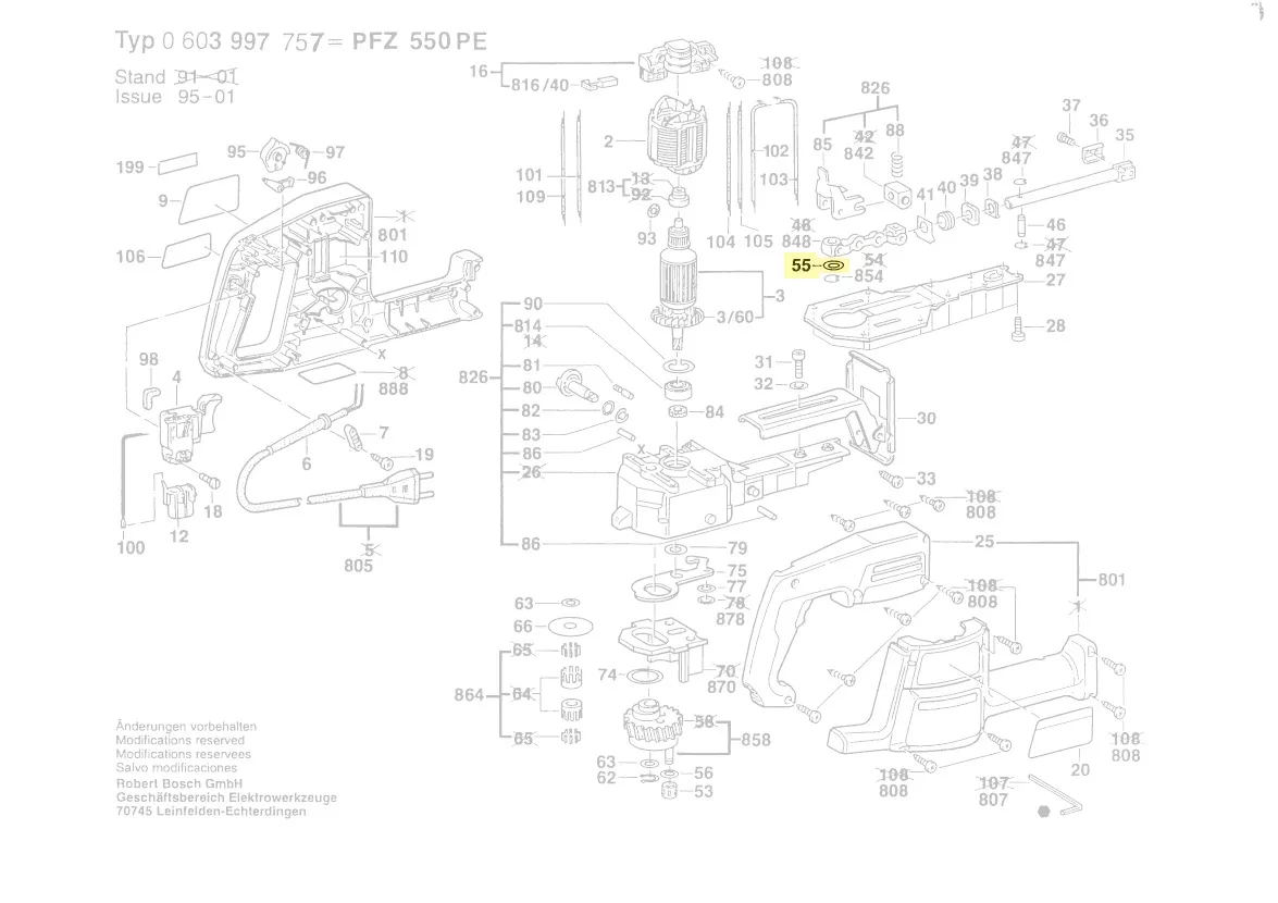 Rondelle de compensation réf. 2 600 100 647 BOSCH